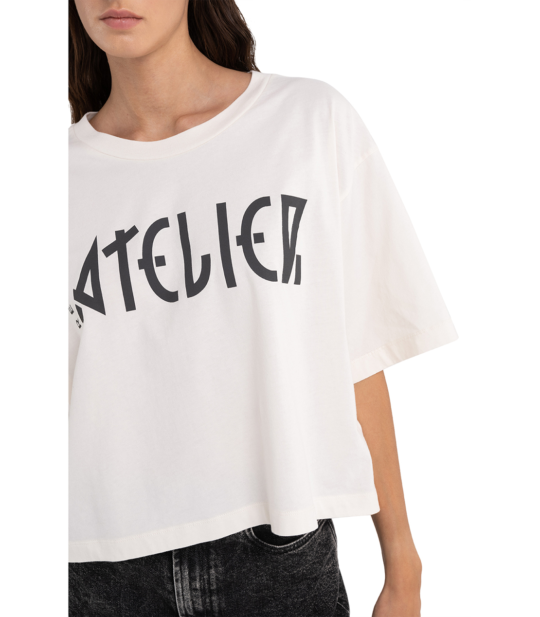 コットンジャージープリントTシャツ 詳細画像 アイボリー 5